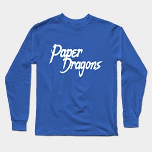 Paper Dragons Logo (White) Long Sleeve T-Shirt